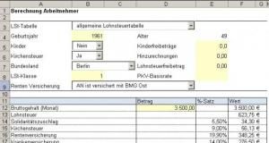 Netto-Gehaltsrechner