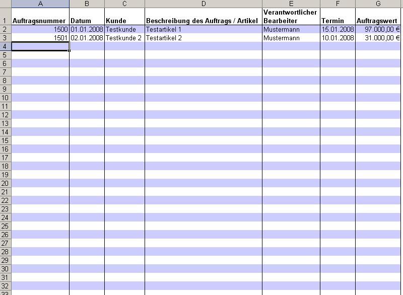 Verbandbuch bei Arbeitsunfällen – Excel-Vorlage